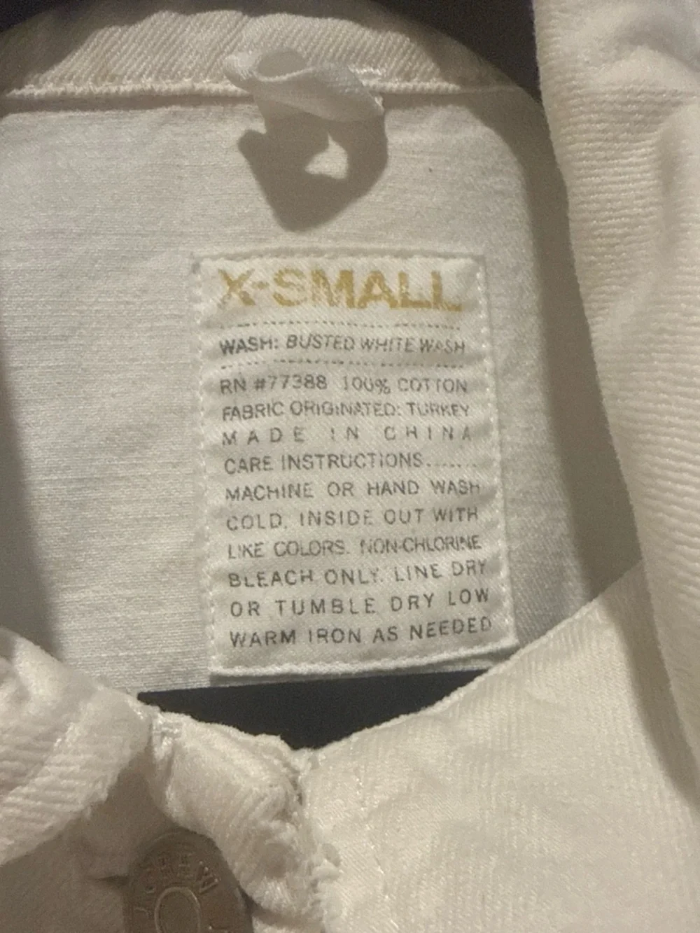 J. Crew White Women's Denim Jacket -